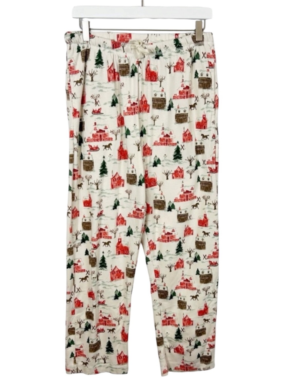 Burt's Bees Men's Winter Country Pajama Bottoms Size Large